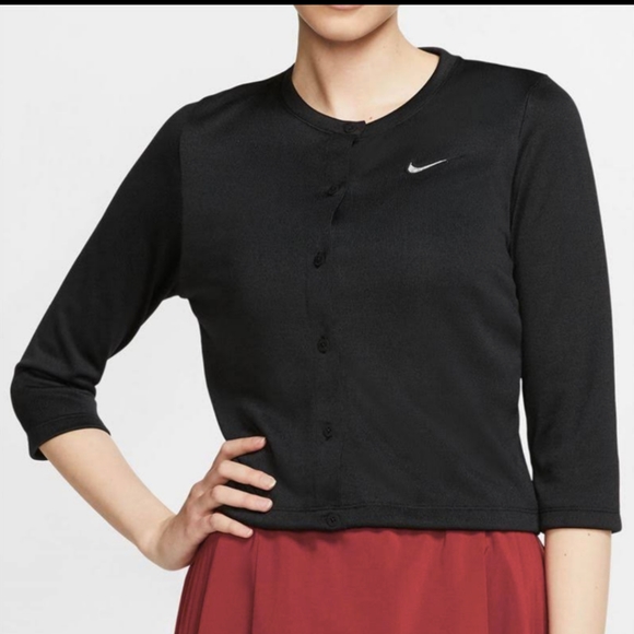 nike tennis cardigan